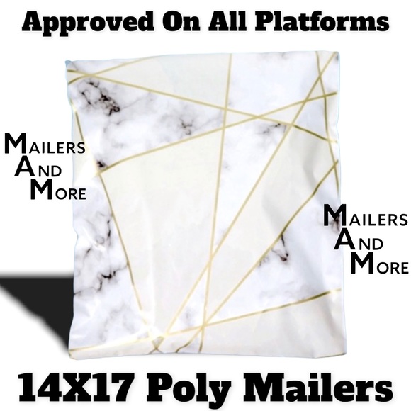 50 14X17 Marble Poly Mailers PRICE IS FIRM - Picture 5 of 9